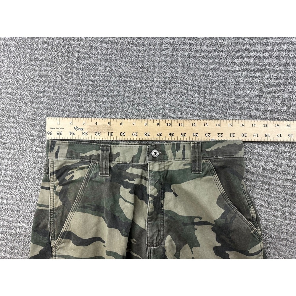 Wrangler Cargo Pants Men 30x32 Multi Color Fleece Lined Relaxed Fit Camo Outdoor - Picture 5 of 7